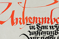 Kalligraphische Arbeiten