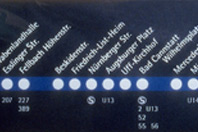  Fahrstreckenanzeigen SSB